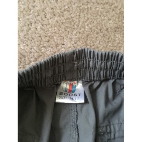 XJ Boost Women's Juniors Gray Athletic Pants Elastic Waist Pockets Size M 11 - Picture 6 of 8